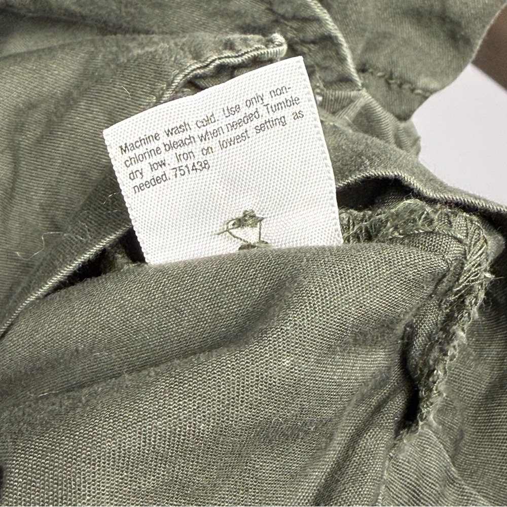 Utility Military Vest a.n.a. Olive Green Anorak Cargo Layering L Large - Picture 10 of 10